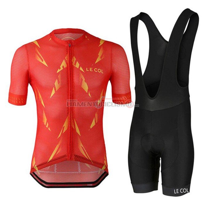 Abbigliamento Ciclismo Le Col Manica Corta 2021 Rosso